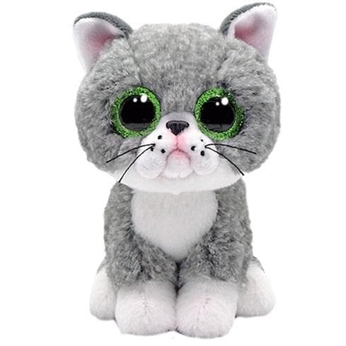 Beanie Boos Fergus - harmaa kissa 15 cm