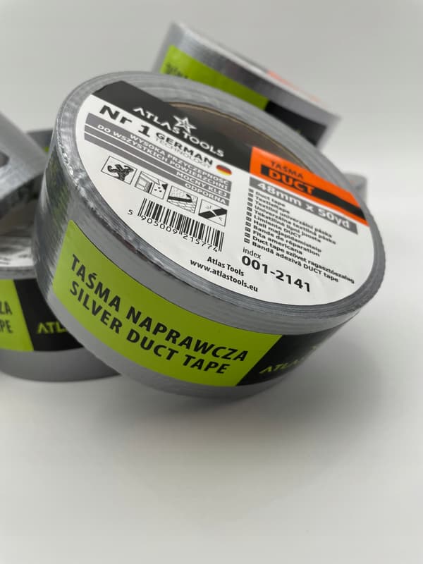 ATLAS TOOLS SØLV GAFFATAPE 48 mm/50 yards