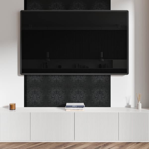 Självhäftande vinylväggpanel 120x60 cm elegant växtmönster