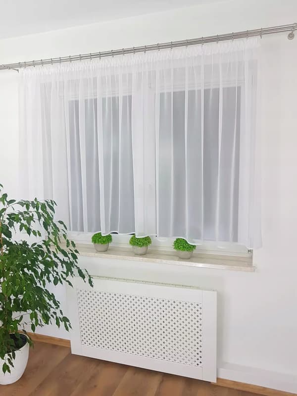 Kort voilegardin 400x130cm