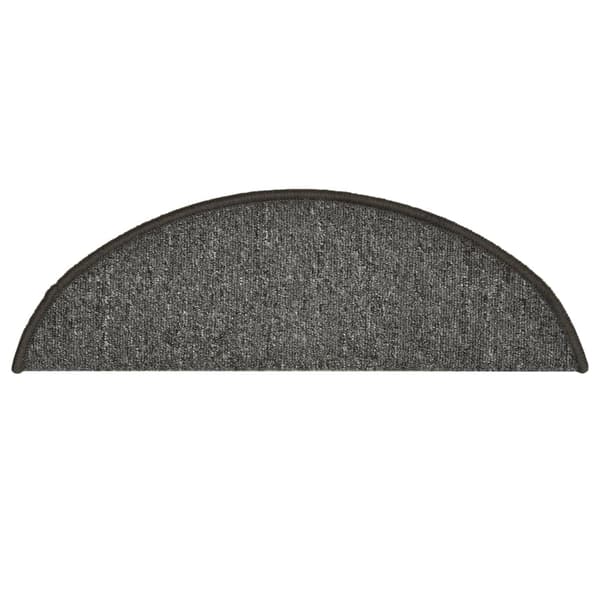 vidaXL Trappsteg, 15 st, 56 x 17 x 3 cm, mörkgrå