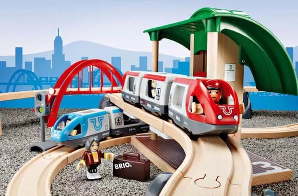 Brio World Stort Passagertogsæt