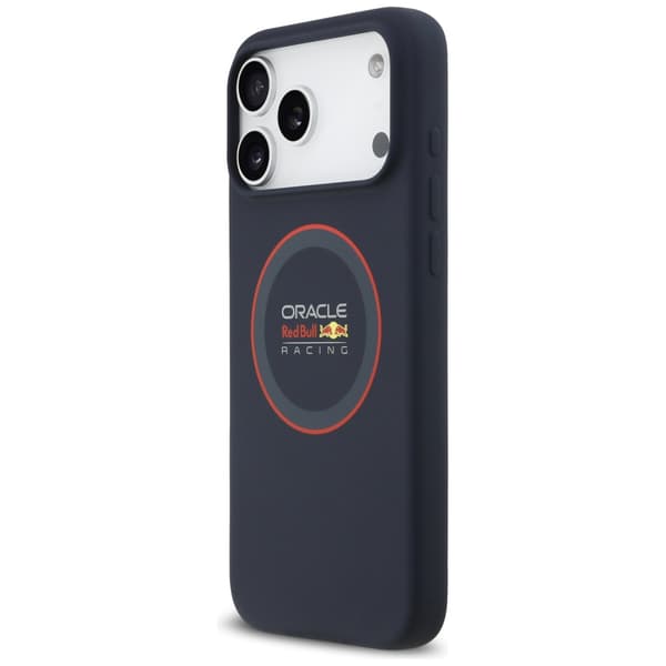 Red Bull Silikone Red Ring MagSafe-etui til iPhone 17 Pro Max Marineblå
