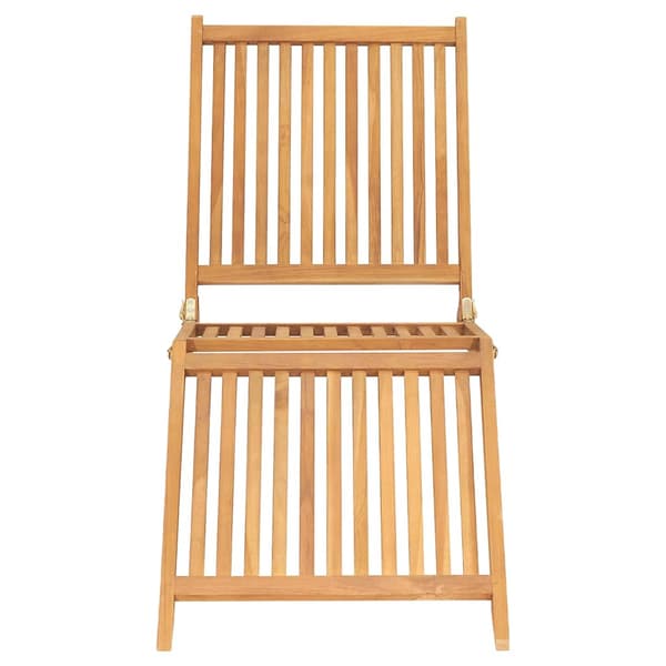 vidaXL Solstol massiv teak
