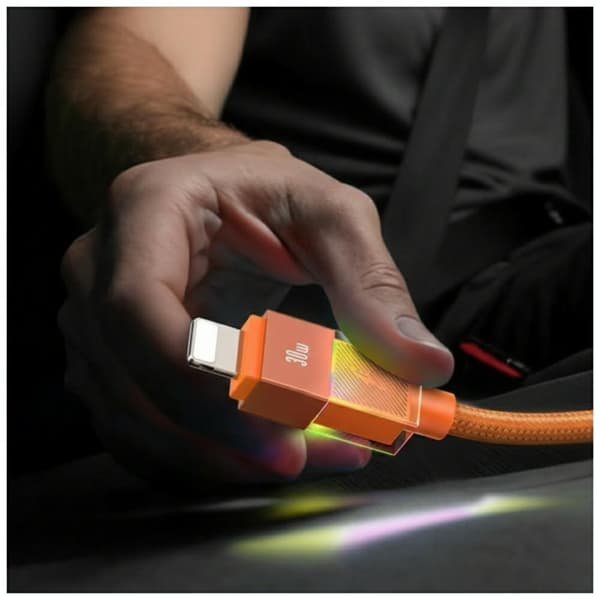 USAMS U93 30W USB-C - Lightning -kaapeli 1.2m Oranssi