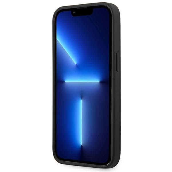 Ferrari Silikone Metal Logo Etui til iPhone 14, Sort