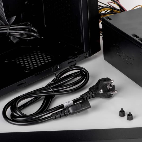 3-benet strømkabel til Akyga AK-PC-06A printermonitor IEC C13 - CEE 7/7 3m