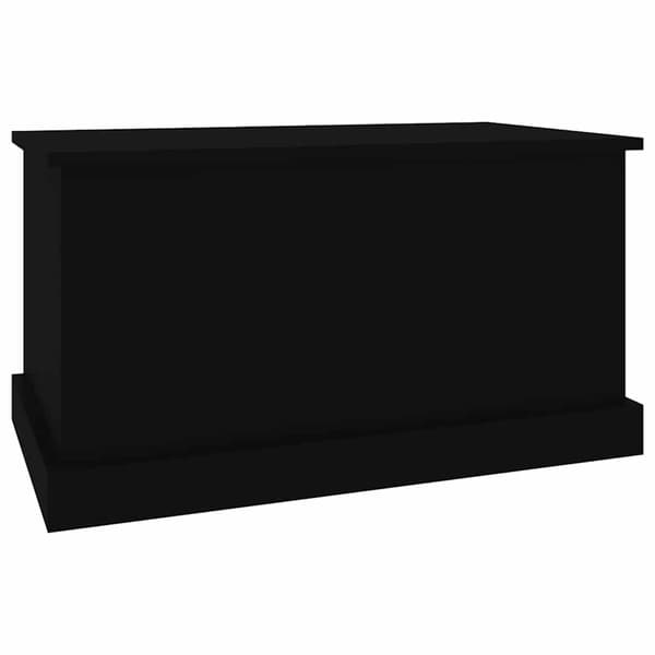 vidaXL kommode, sort, 70x40x38 cm, træbaseret materiale