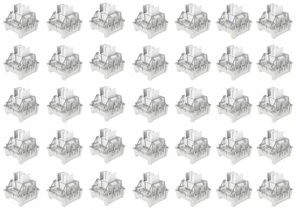 Attack Shark Glaseret Lineær Switch 35 stk. Switch til Mekanisk Tastatur