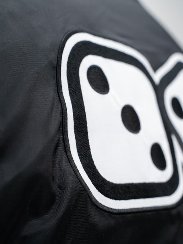 Svart Luky Dice bomberjacka XL för män