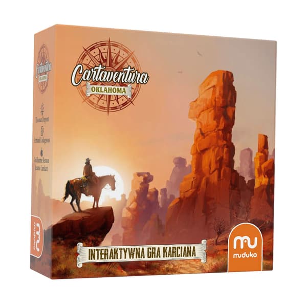 Cartaventura. Oklahoma. Brädspel. Muduko