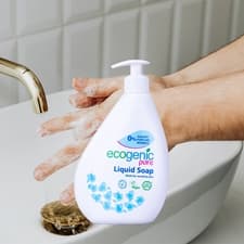 Ecogenic puhdas nestesaippua, hajusteeton, 500ml