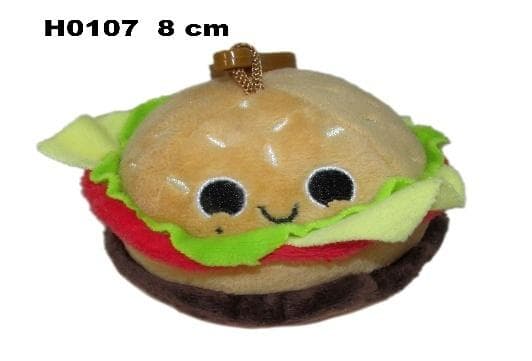 Hampurilainen avaimenperä 8cm