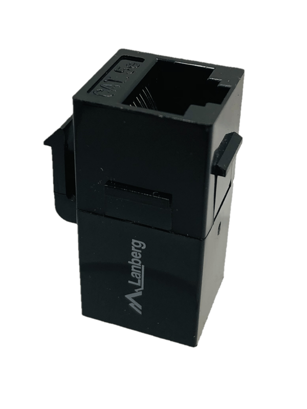 RJ45 Keystone-forbindelsesmodul – Sort Cat.5e RJ45-netværksstik