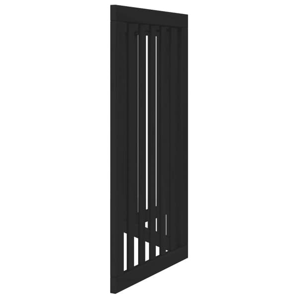vidaXL foldbar hundegitter, 3 paneler, sort, 150 cm