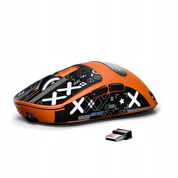 Trådlös mus | Attack Shark X3 Orange | Greppetejp