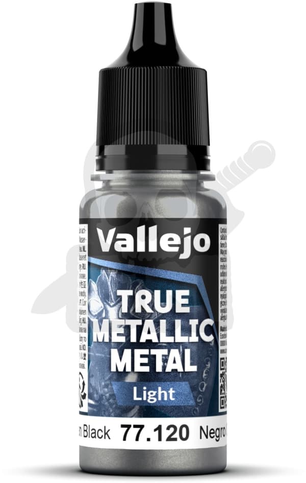 VALL-77120 True Metallic Obsidian Black 18ml