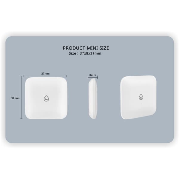 MINI Zigbee Tuya oversvømmelsessensor