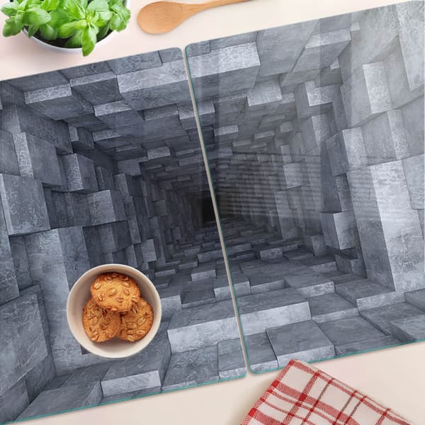 Multifunktionella dekorativa glastavlor med trycktunnel 2x40x52 cm