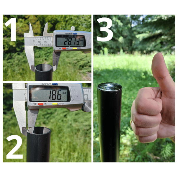 Forkromet profilkappe Fi22 20 stk.