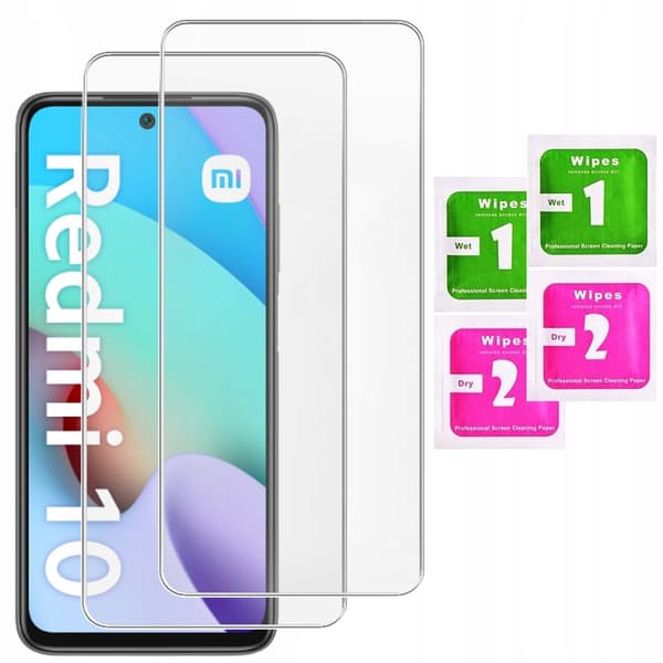 2x Härdat glas för XIAOMI REDMI 10 | 2-pack