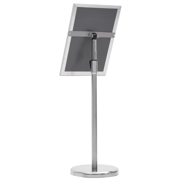 vidaXL A4-posterställ, silver, aluminiumlegering