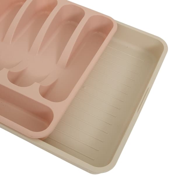 Poly pidennettävä aterinjärjestäjä pinkki