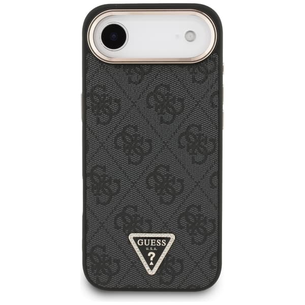 Guess 4G Triangle Logo MagSafe-etui til iPhone Air, sort og guld