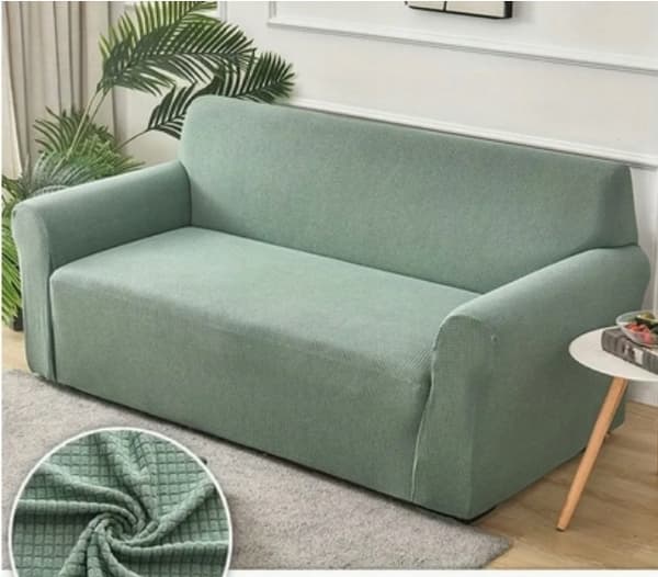 Sammetsöverdrag sofföverdrag 145 cm x 178 cm grå 2-sits