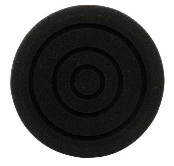 Polersvamp 150 mm sort