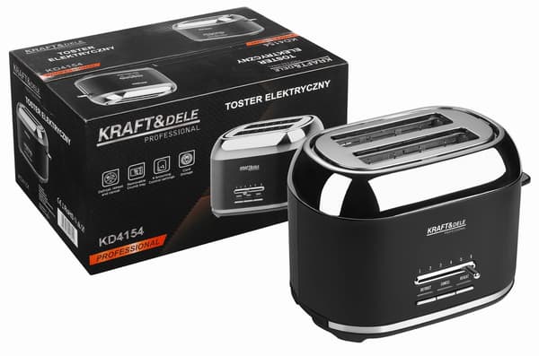 1000W elektrisk brödrost KD4154