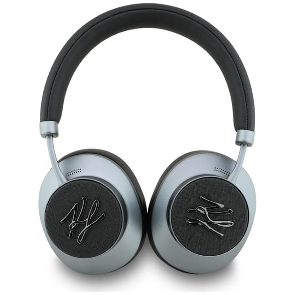 Karl Lagerfeld Grained Initials Bluetooth ANC Over-Ear Hörlurar Svarta