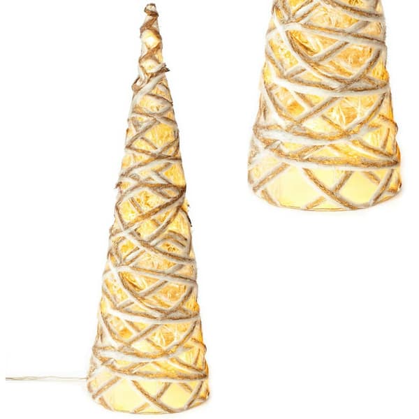 LED-julgran med glitterkon 40
