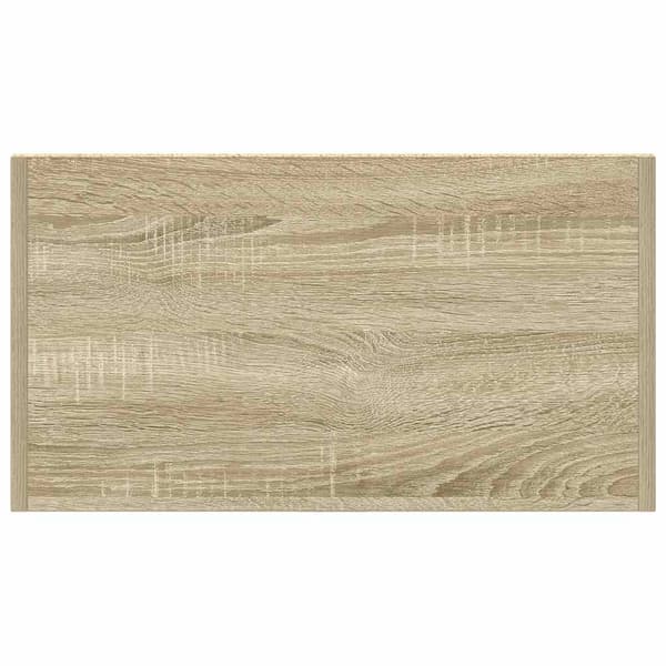 vidaXL badeværelsesskab Sonoma eg 60x33x80 cm spånplade