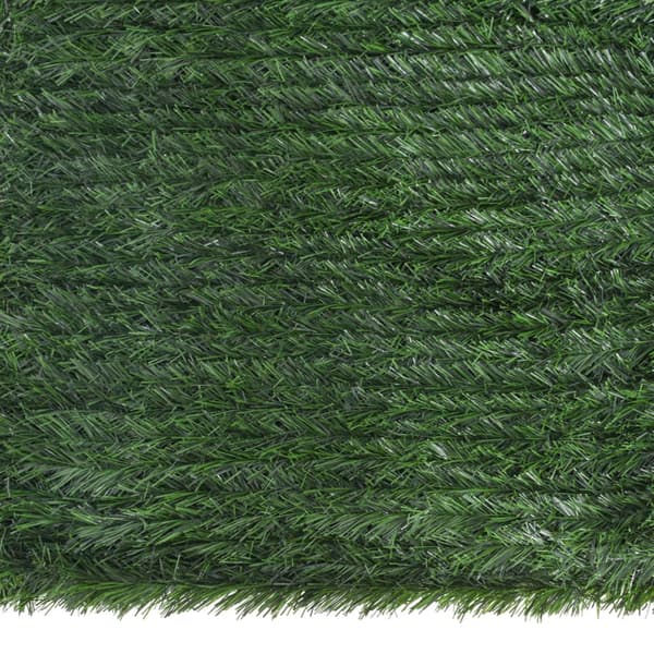 vidaXL kunstgræshegn, grøn, 1x10 m