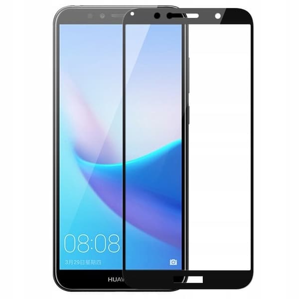 5D HELHÄRDAT GLAS för HUAWEI Y6 2018
