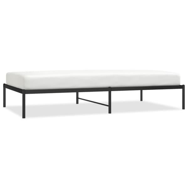 vidaXL metalsengestel sort 107x203 cm