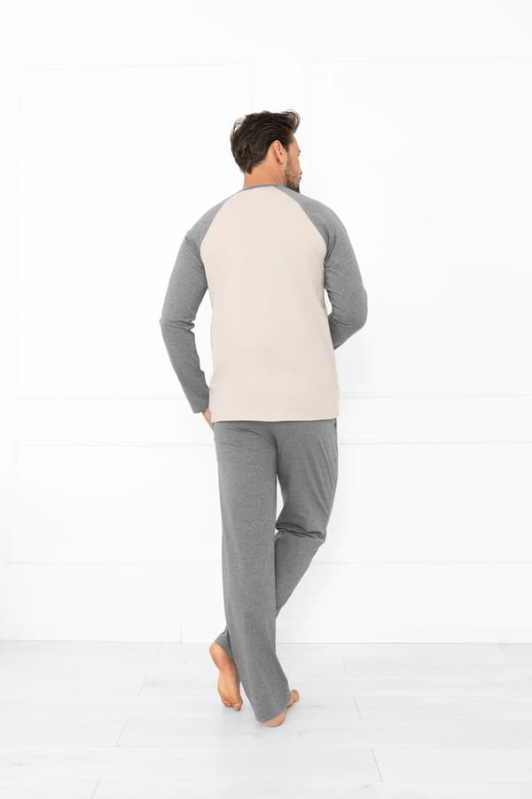 Aleksander herrpyjamas långärmad, långbyxor L