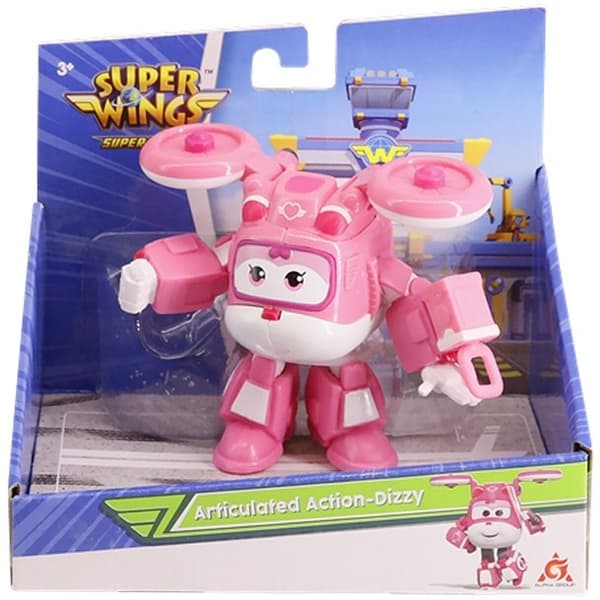 Super Wings fly Articulated Action Dizzy 8cm