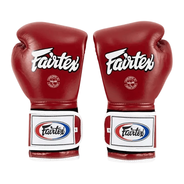 Fairtex mexikanska boxningshandskar röda 12OZ