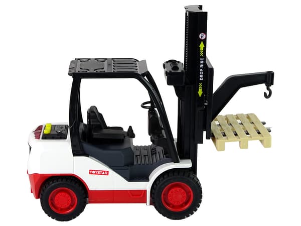 Gaffeltruck, der flytter gaffelpaller.