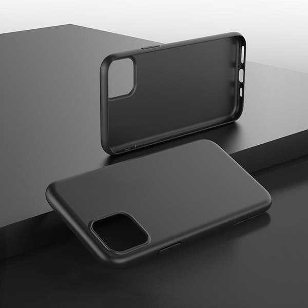 Fleksibelt gelcover til iPhone 15 Plus - Blødt cover - Sort