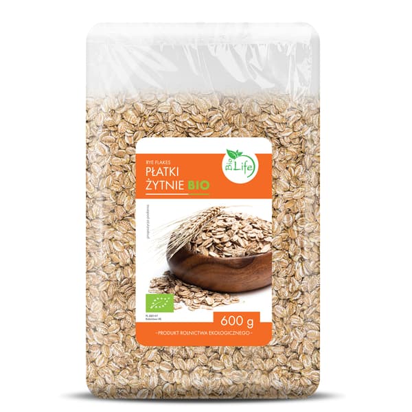 Ekologiska rågflingor 600g