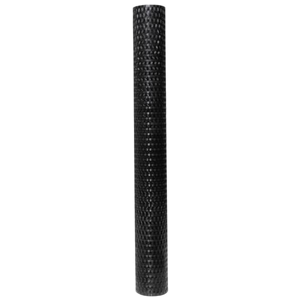 vidaXL balkonskærm, sort, 300x80 cm, polyrattan