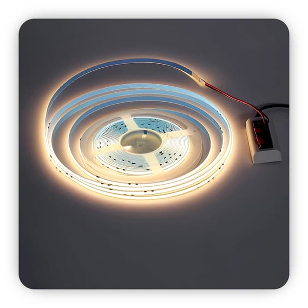 LED-strimmel 1m COB 220V 3000K 296LED/m 8mm