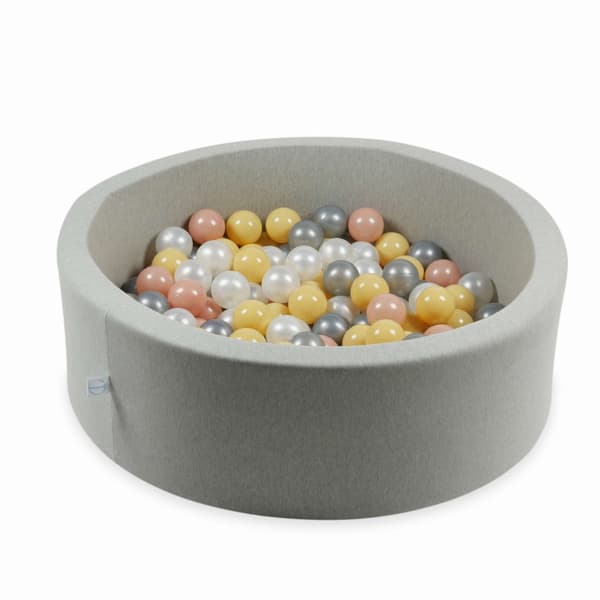 Legetøjskugler ø7cm 500 stk perle, rosaguld, beige, sølv