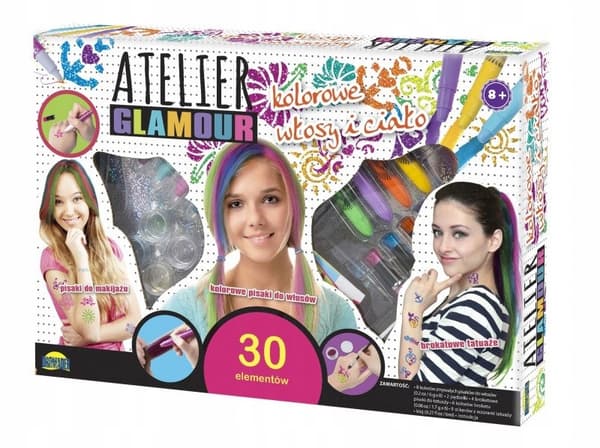 ATELIER GLAMOUR FARVERIGT HÅR 0010
