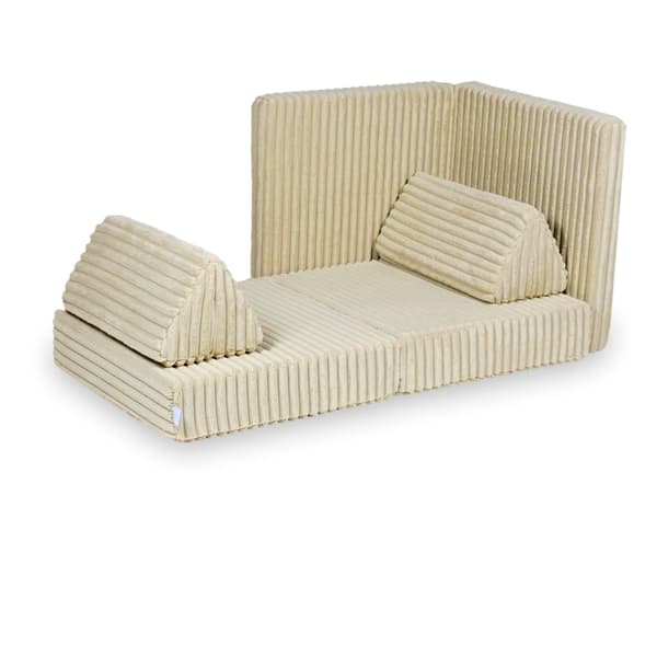 Montessori Standard Mini Legesofa Vaffel Karamel