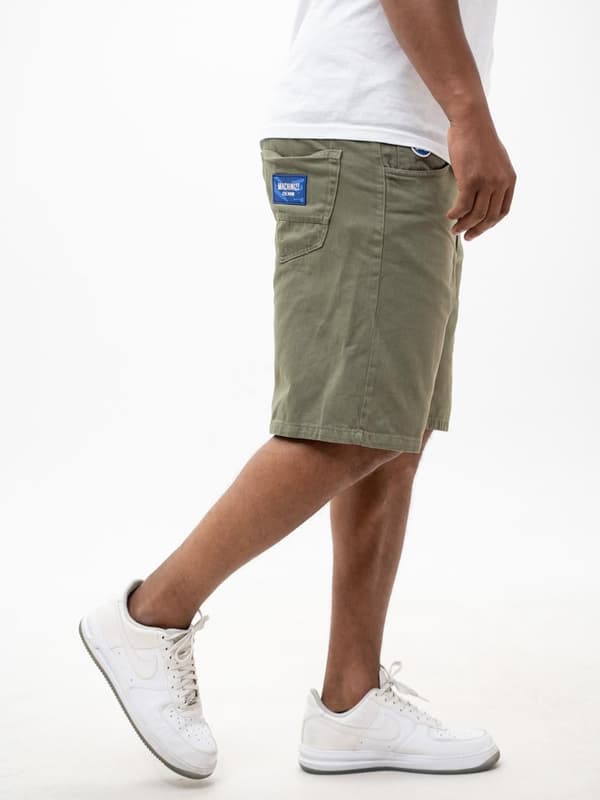 MyStars Washing Basic 30 Herr Olivgröna Jeansshorts