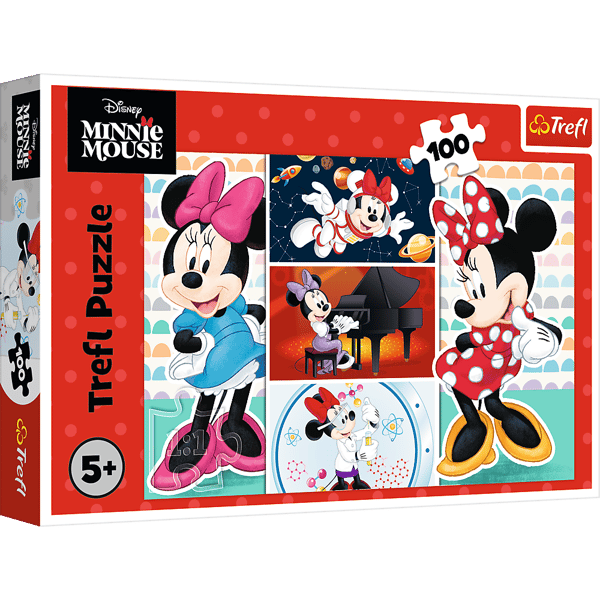 Disney Mimmi 100-bitars rolig pussel